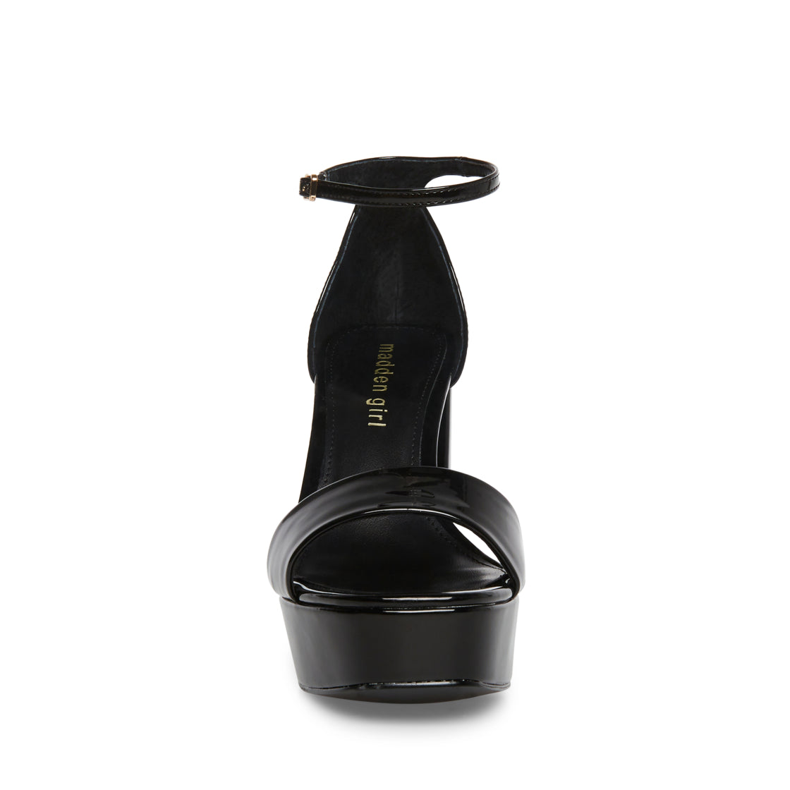 Omega Black Patent Tacones Negros para Mujer