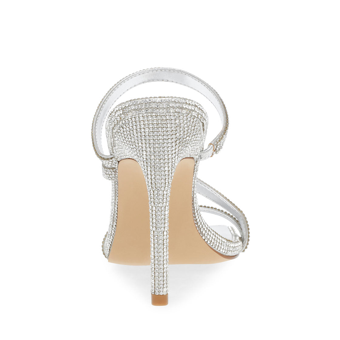 Annual Silver Tacones Plateados con Brillos para Mujer
