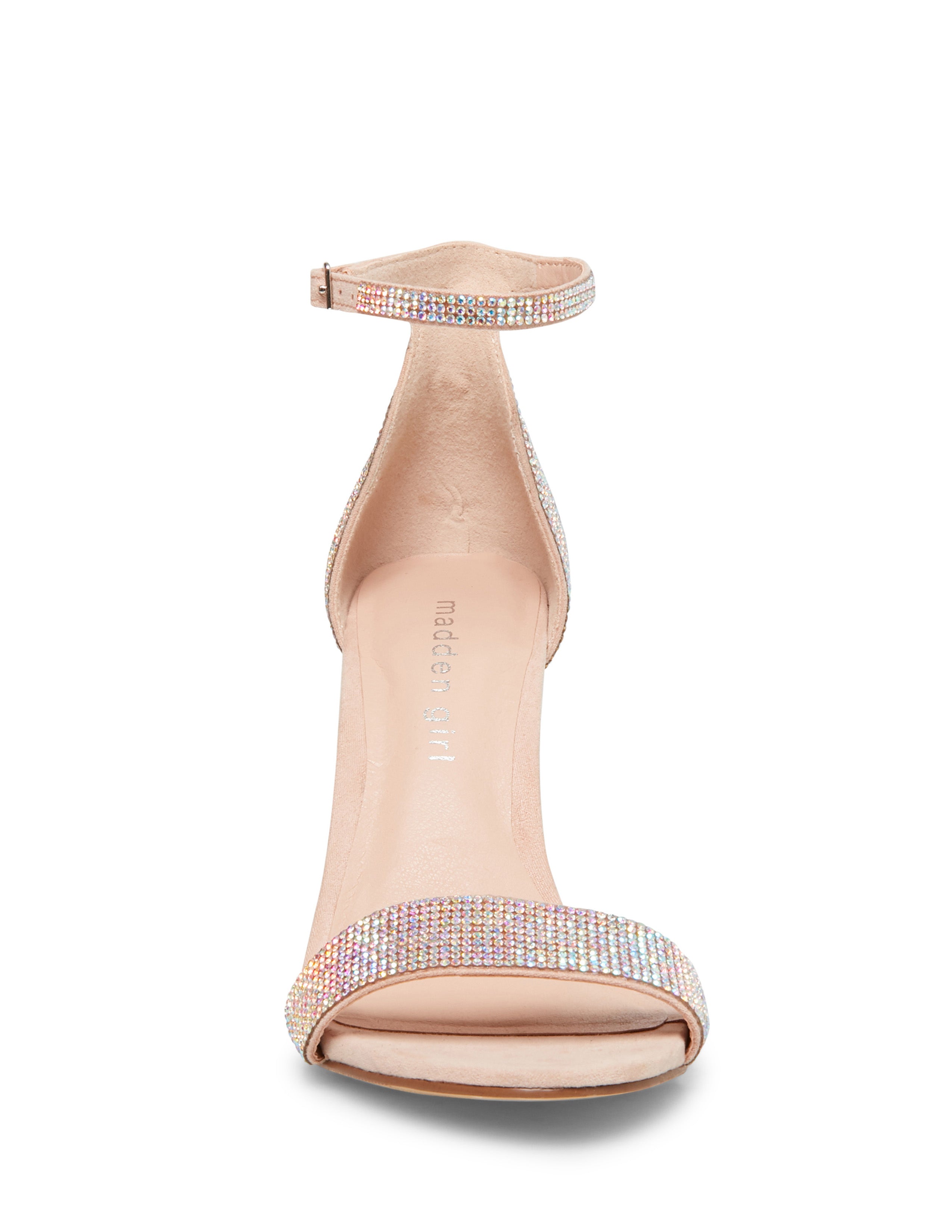 Beella-R Blush Multi Sandalia de Tacón ocn Brillos Para Mujer