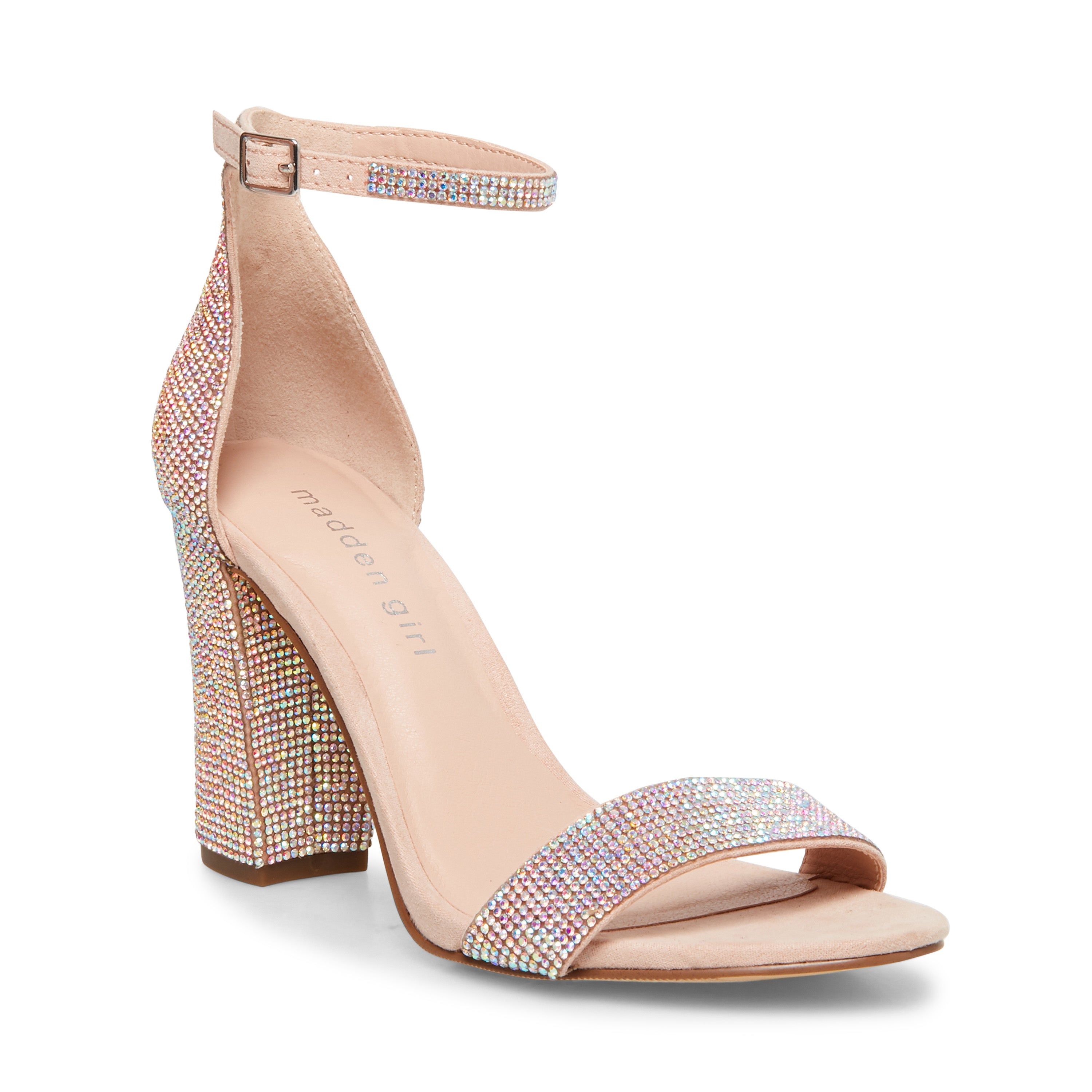 Beella-R Blush Multi Sandalia de Tacón con Brillos