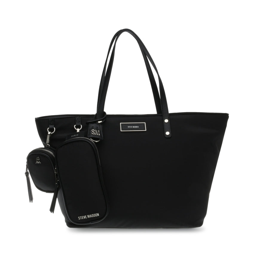 Bjude Black Bolso Tote Negro Para Mujer