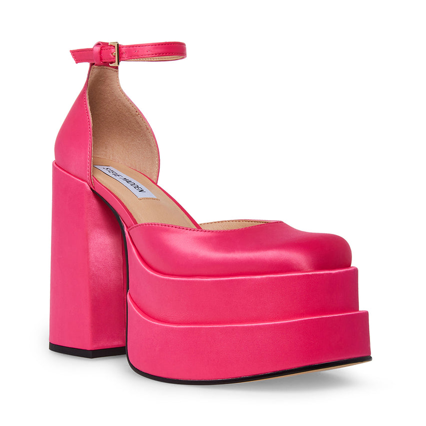 Charlize Pink Tacones Rosas Ángulo Derecho