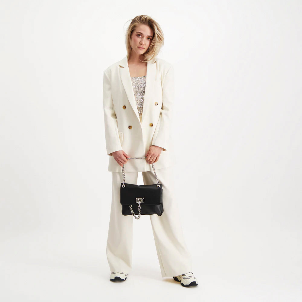 Isabella Blazer Cream Blazer Blanco para Mujer