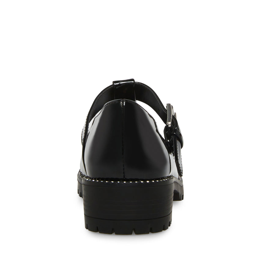 Jjolie Black Patent Zapatos Negros de Charol para Niña