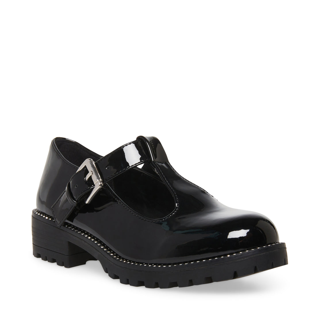 Jjolie Black Patent Zapatos Negros de Charol