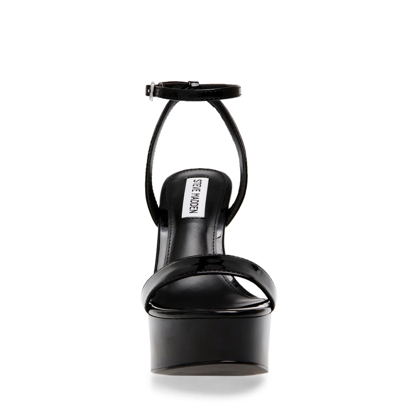 Julien Black Sandalias de Tacon para Mujer