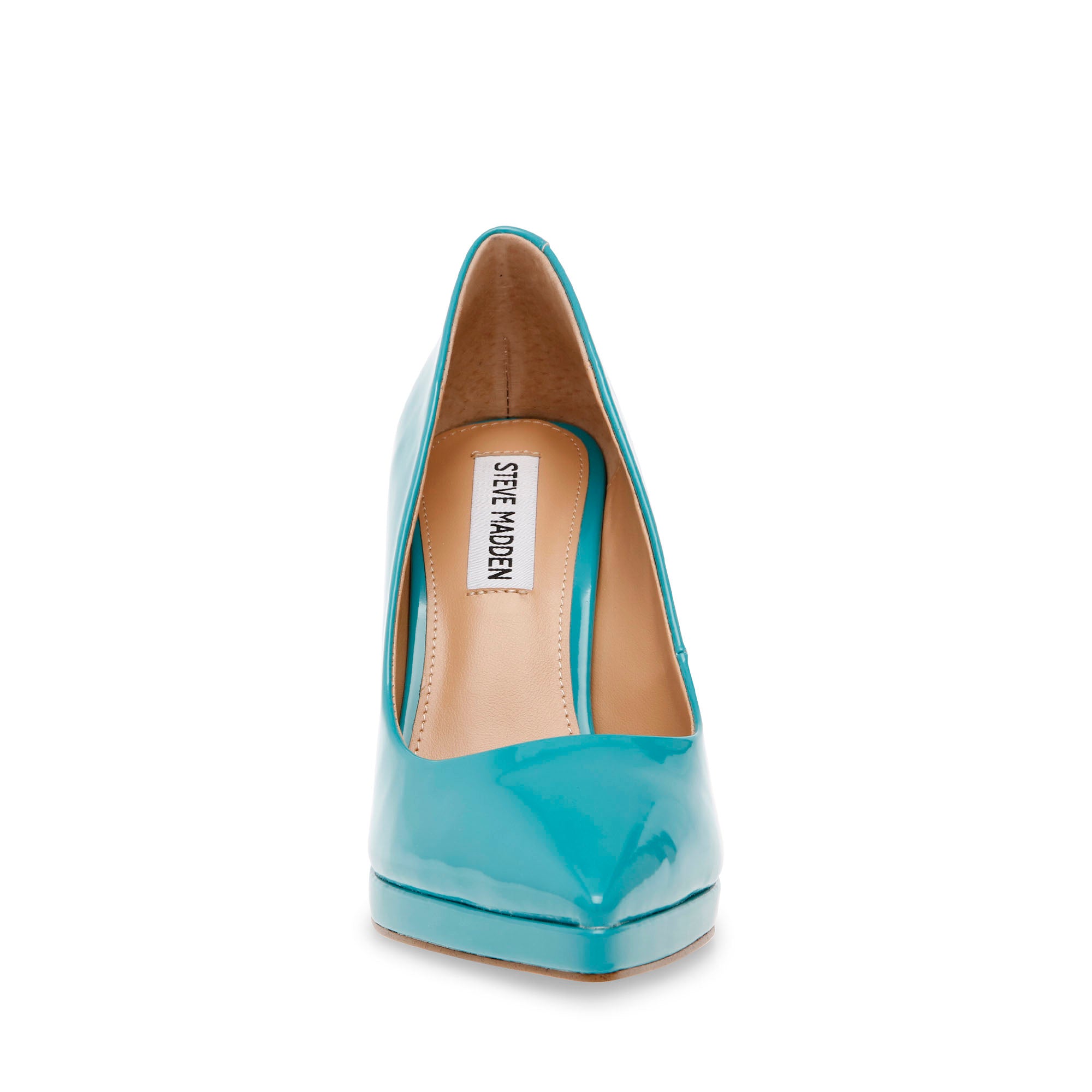 Klassy Teal Patent Tacones para Mujer