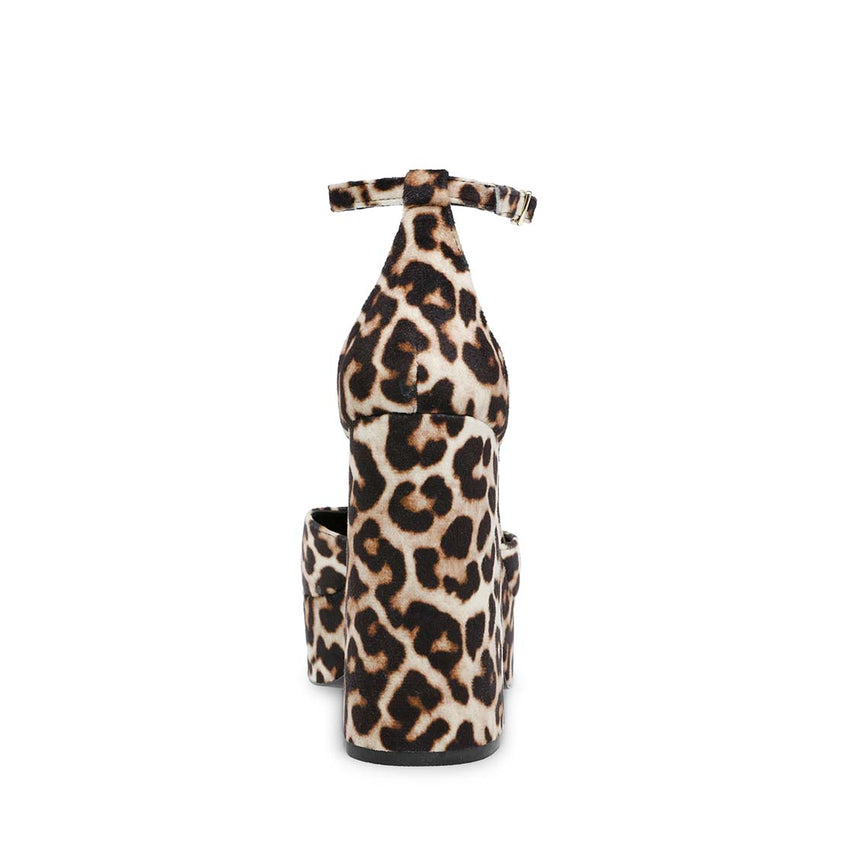 Londyn Leopard Velvet Tacones Leopardo para Mujer Estampado Leopardo