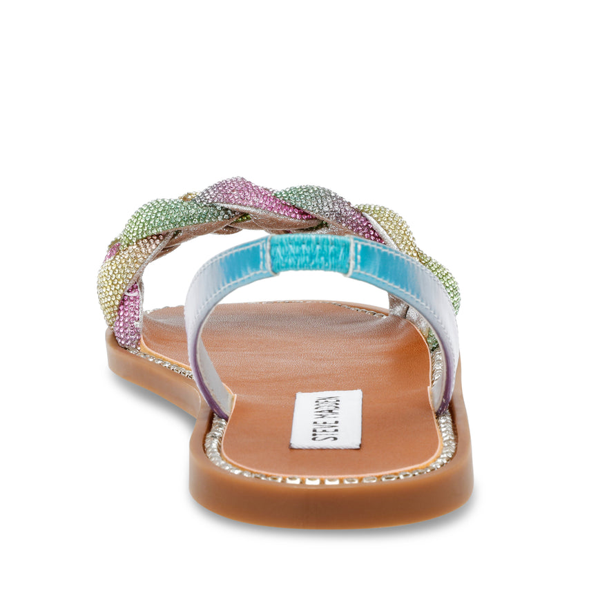 Noles Pastel Multi Sandalias Multicolor con Brillos para Mujer