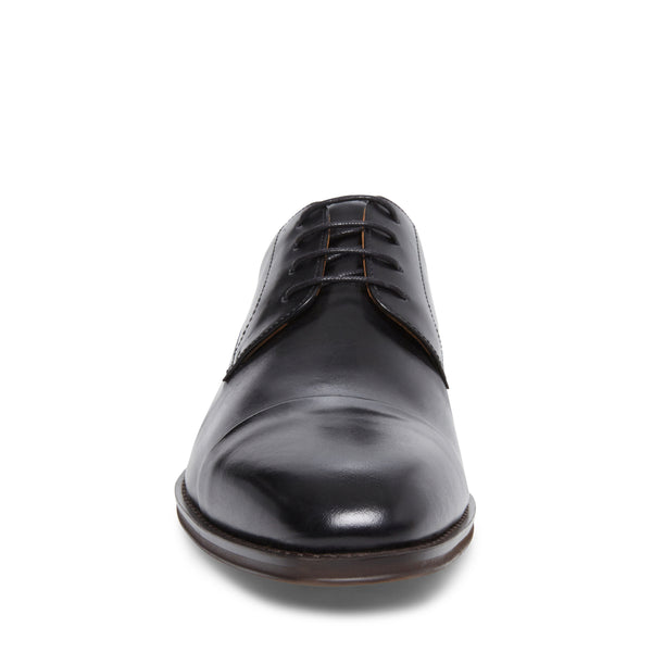 Plot Black Leather Zapatos de Vestir para Hombre