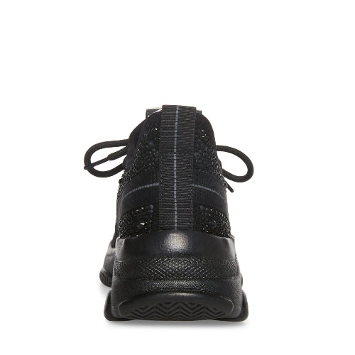 Shimmer Black Multi Tenis Deportivos Negros Para Mujer