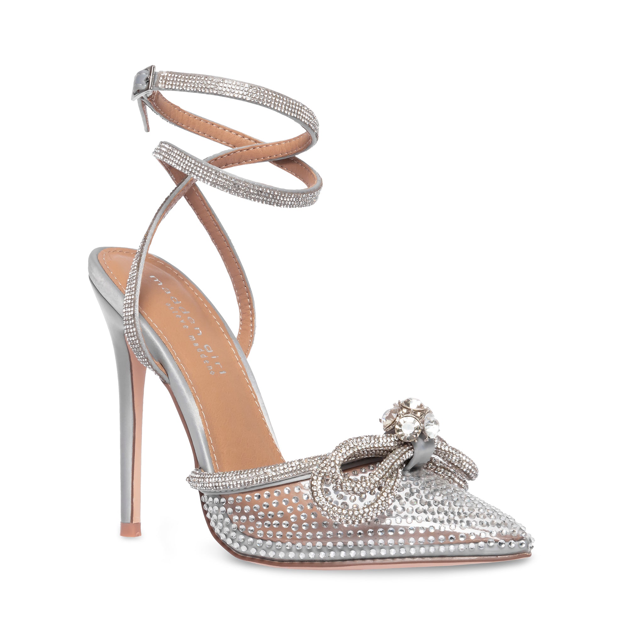 Sparkle Clear Multi Tacones Plateados
