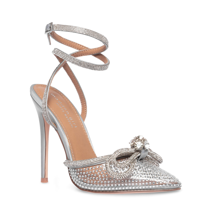 Sparkle Clear Multi Tacones Plateados