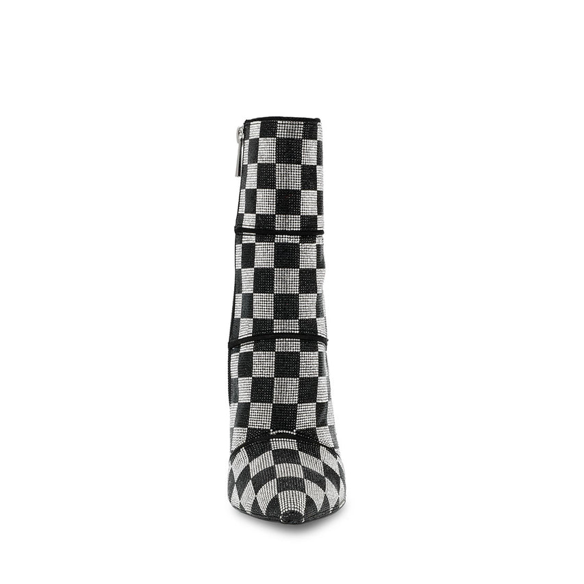 Winona- R Black Silver Botines Negros Brillos para Mujer